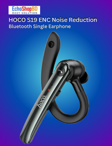 HOCO S19 ENC Noise Reduction Bluetooth Single Earphone