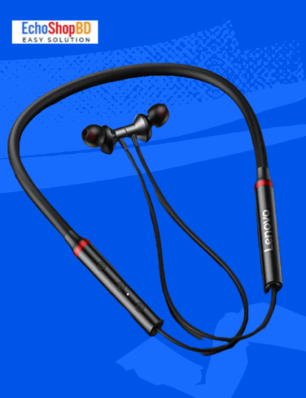 Lenovo HE05X Magnetic Neckband Bluetooth Earphone