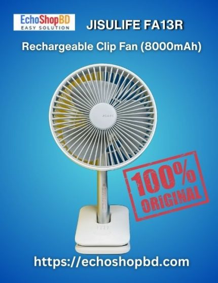 JISULIFE FA13R Rechargeable Clip Fan (8000mAh)