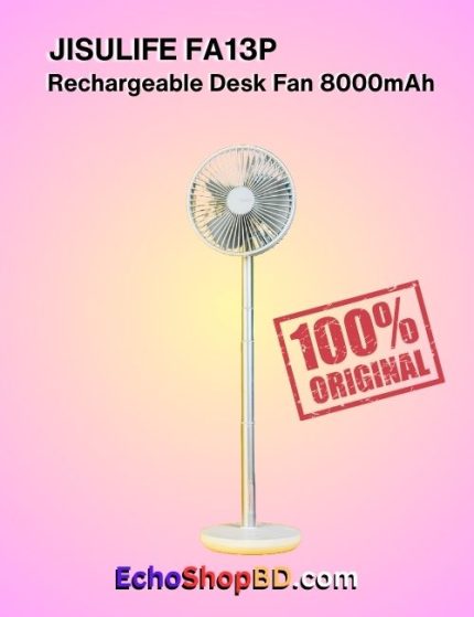 JISULIFE FA13P Rechargeable Desk Fan 8000mAh
