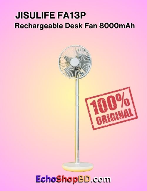 JISULIFE FA13P Rechargeable Fan Price In Bangladesh 2024