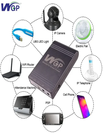 WGP Mini UPS 10400 mAh Battery 5,12,12 Update Version
