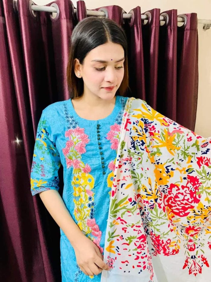 Cotton Three Piece