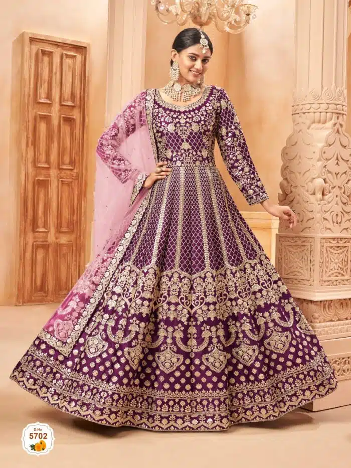 Readymade Embroidery Party Dress - Image 7