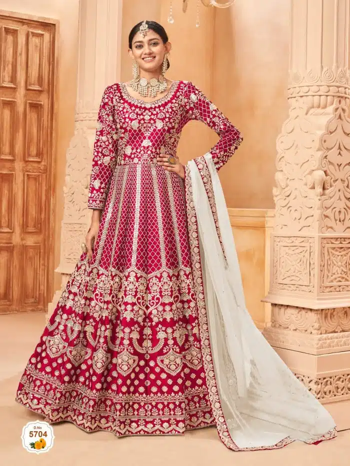 Readymade Embroidery Party Dress - Image 6