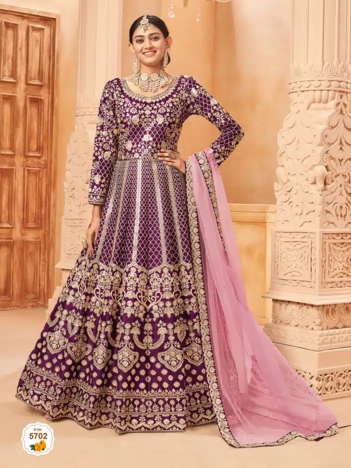 Readymade Embroidery Party Dress - Image 2