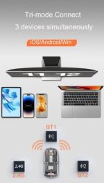 WIWU Crystal Transparent Wireless Mouse