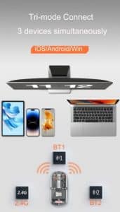 WIWU Crystal Transparent Wireless Mouse