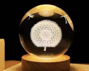 Color Changing LED 3D Crystal Ball