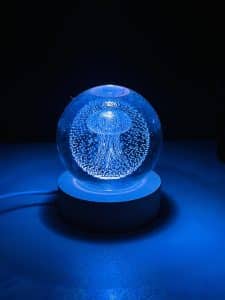 Color Changing LED 3D Crystal Ball