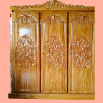Mahogany Wooden 3 Palla Almari