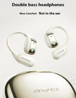 AWEI TZ12 Air Conduction OWS Ear-hook Bluetooth Earphone