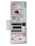 A68 Plus Smart Watch and Jewellery Gift Set